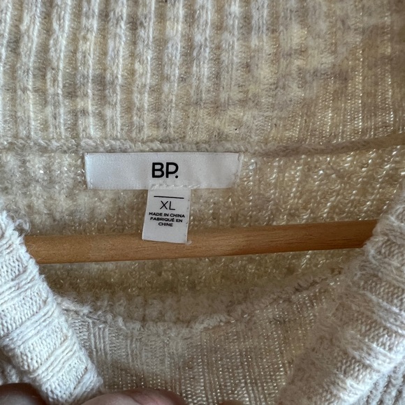 BP boxy ribbed mock neck crop sweater - Picture 2 of 4